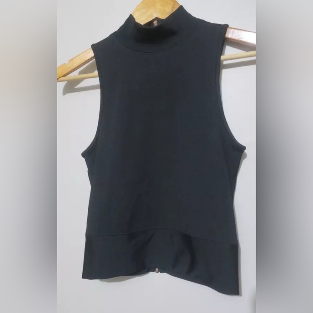 Rag & Bone black full-zip top, XS